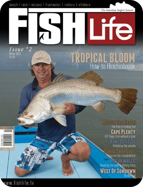 Fish life cover - big barramundi with Ryan Moody