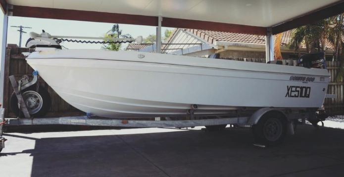 1854 Mid Deck. Removable bow fishing setup. Boosted GTR…it's got it all!  #timbercreekboats