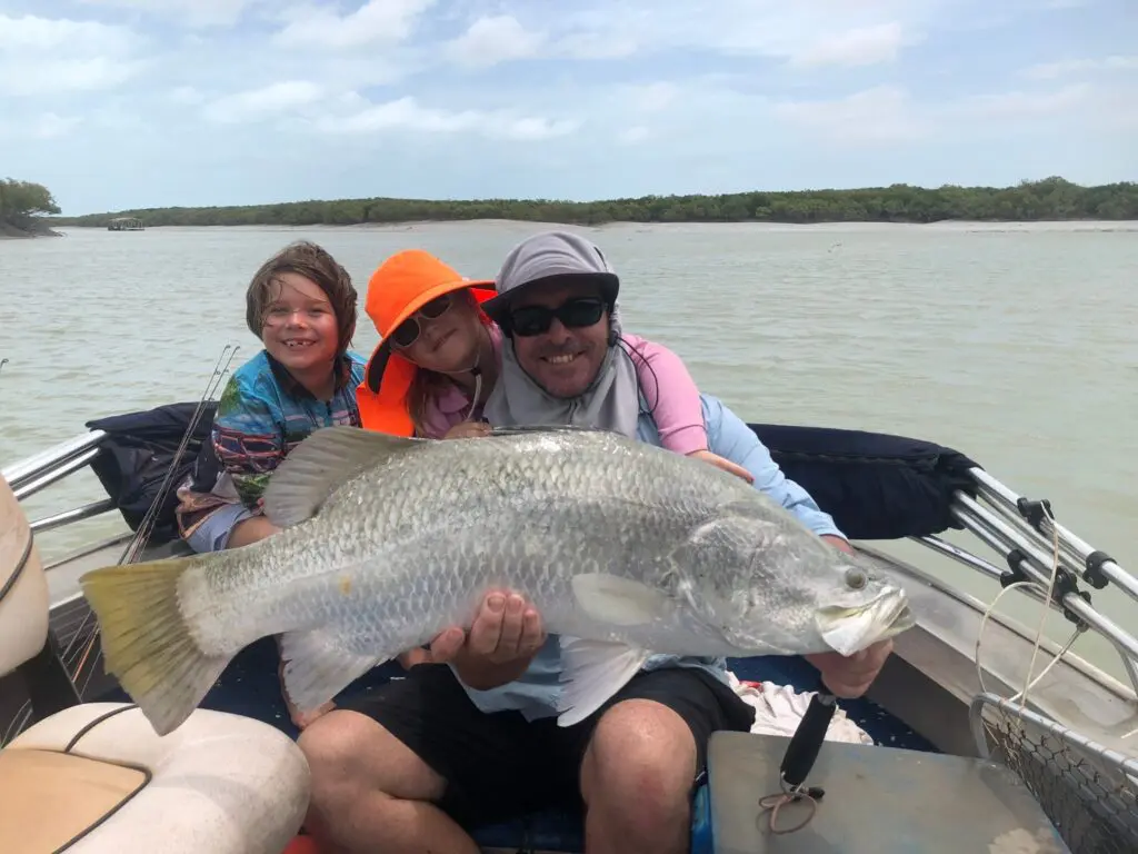 Large Western Australian barramundi