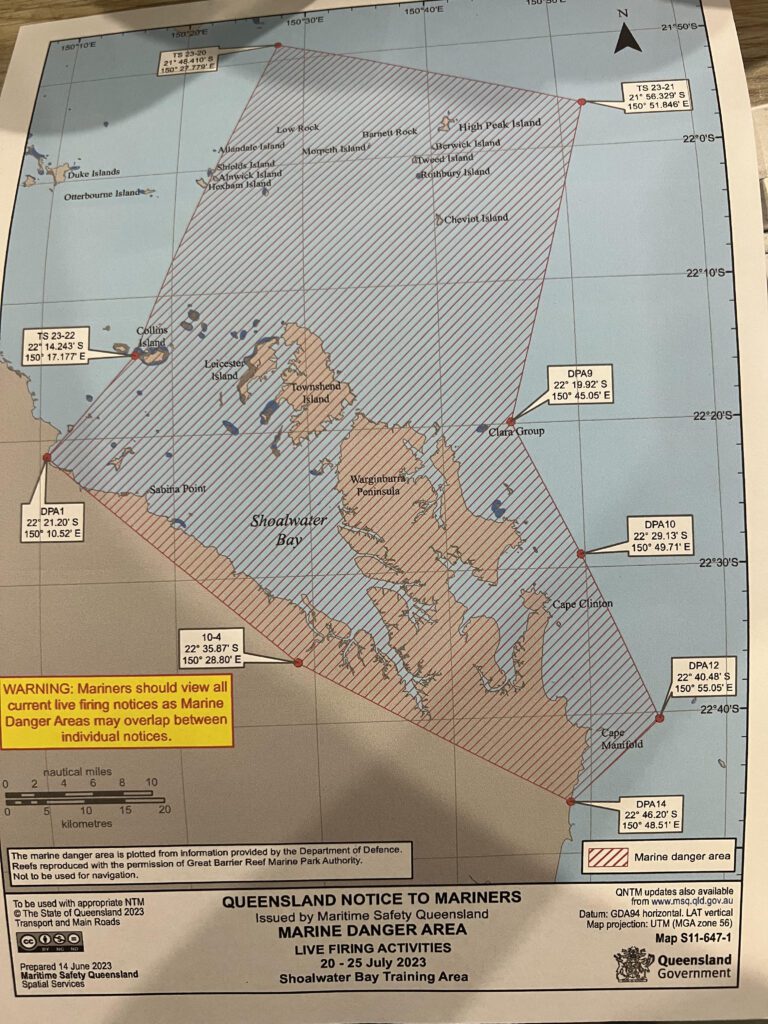 When fishing Port Clinton, be mindful that access may be restricted during military exercises. Be sure and check Notice to Mariners for exercise dates as they may involve live firing. 