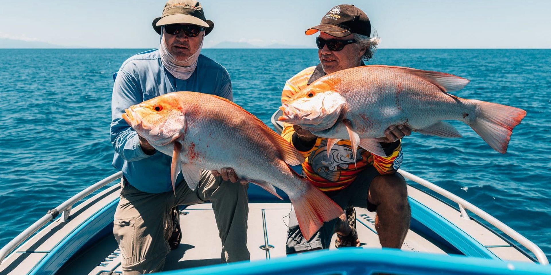 Large mouth nannygai fishing offshore Cairns